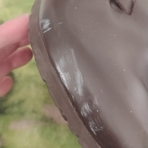 Birkenstock Boston Brown Leather Mules Shoes  L8 M6 - Picture 3 of 7